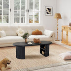 Oval Fluted Coffee Table - Image 7