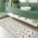 Mint Green Washable Bathroom Rug - Image 3