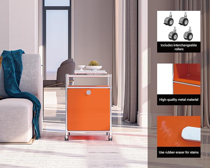 Elegant Matte Storage Cart - Image 4