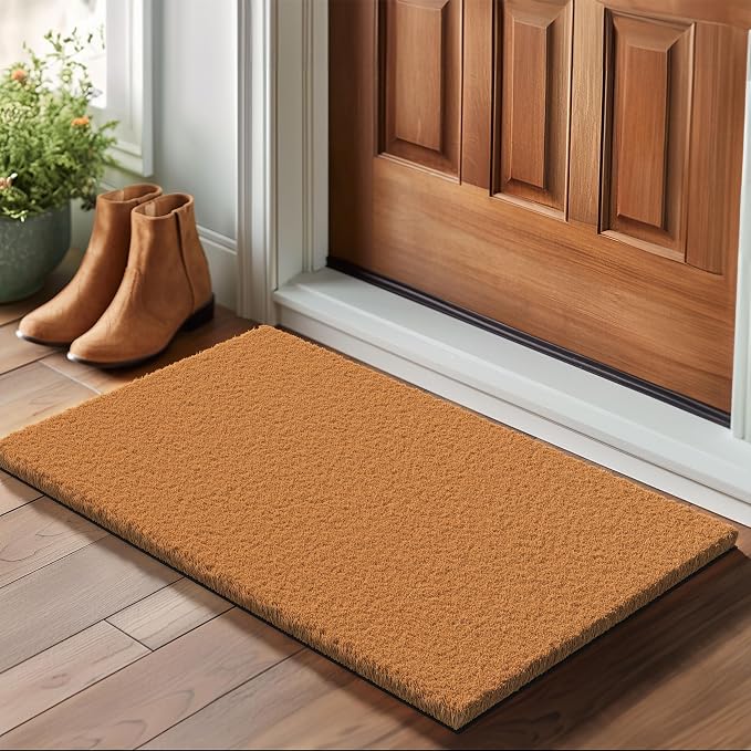 Barnyard Designs Natural Coco Coir Non-Slip Doormat | Heavy-Duty Welcome Mat - Image 2