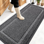 OLANLY Front Door Mat Outside 59x23, All-Season Heavy-Duty Rubber Doormat | by OLANLY