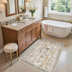 Madane Washable Area Rug 2x3 Small Entryway Rugs Non-Slip, Low Pile Floor Carpet - Image 4