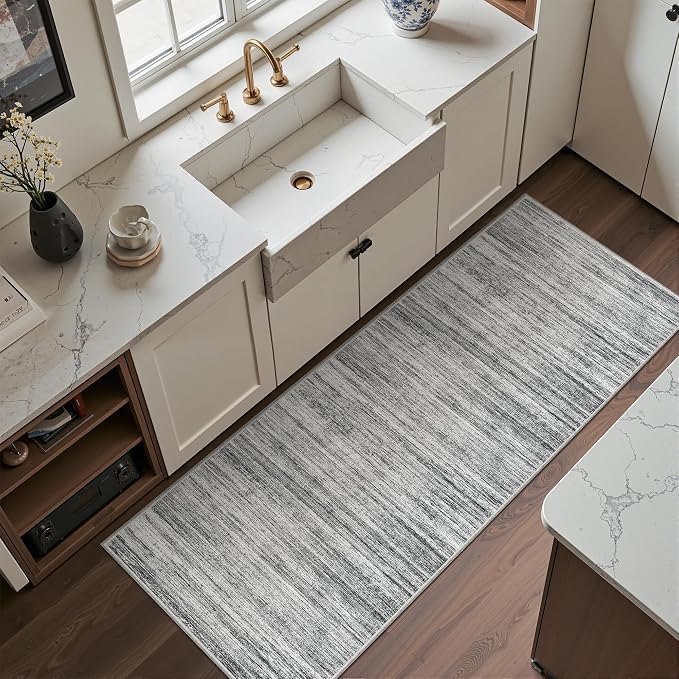 2x6 Runner Rug Non Slip, Washable Hallway Runner Rug, Nursery Room, Soft Runner - Image 3