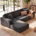 GRUSIGN 107'' Cloud Sectional Boneless Couches by Unknown