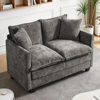 Loveseat Sofa, Comfy Chenille Small Couch by Unknown