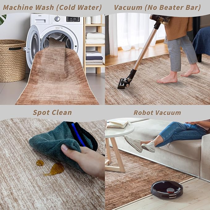 3x6 Washable Kitchen Runner Rug - Image 7