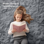 OLANLY 4x12 Area Rugs for Living Room Bedroom, Machine Washable Soft Fluffy - Image 6