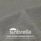 Unimatta Sunbrella Outdoor High Back Chair Cushion Seat Pads, 44 x 21 Inch - Image 2