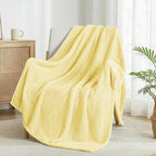Exclusivo Mezcla Large Waffle Fleece Throw Blanket by ExclusivoMezcla