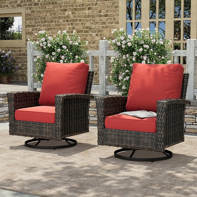 HERA'S HOUSE Outdoor Swivel Chairs by HERASHOUSE
