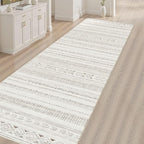 cotiled Hallway 2.6x8 Runner Rugs Washable Boho Moroccan Soft Rug | Stain - Image 7