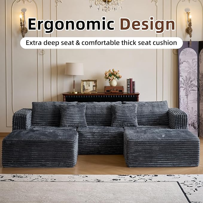 110" Modular Sectional Couch - Image 3