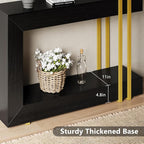 Einhomn 42.5" Console Table Behind Couch, 2-Tier Narrow Entryway Table - Image 8