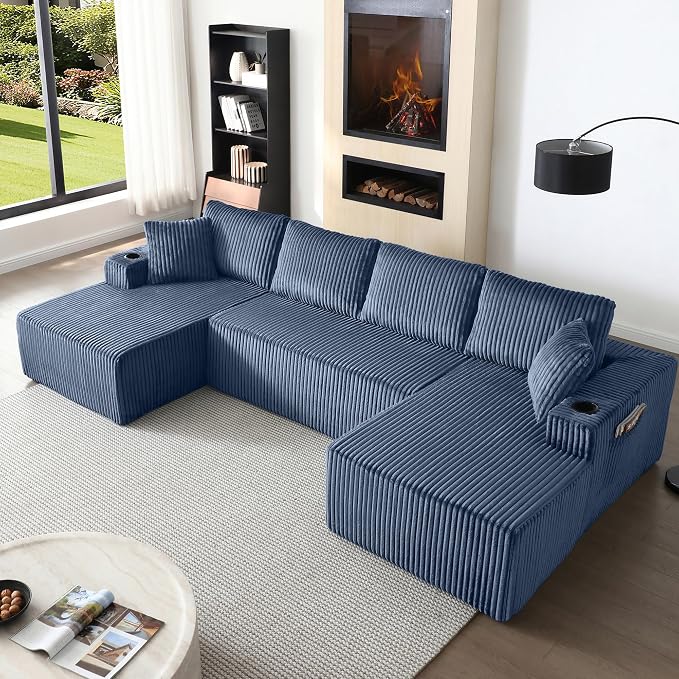 124" Oversized Sectional Couches - Image 3