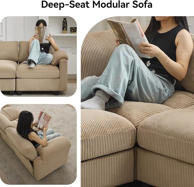 87'' U-Shaped Sectional Sofa - Image 6
