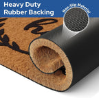 Barnyard Designs Natural Coco Coir Non-Slip Doormat | Heavy-Duty Welcome Mat - Image 5