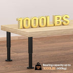 Wlrrcwdttc 6 Pcs Adjustable Height Bed Support Legs - Image 7