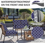 8Pcs Outdoor Cushion Covers, Elastic Patio Cushion Covers | Washable, - Image 4