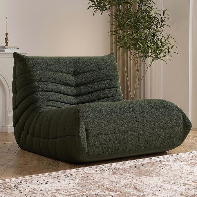 Bean Bag Chair, Fireside Chair Bean Bag Sofa Large Bean Bag Chair by Unknown