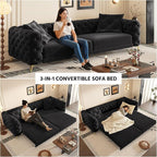 97.7" Convertible Queen Sleeper Sofa - Image 4