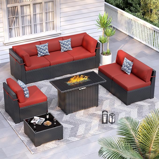 8 Piece Patio Furniture Set by VonzoyHome