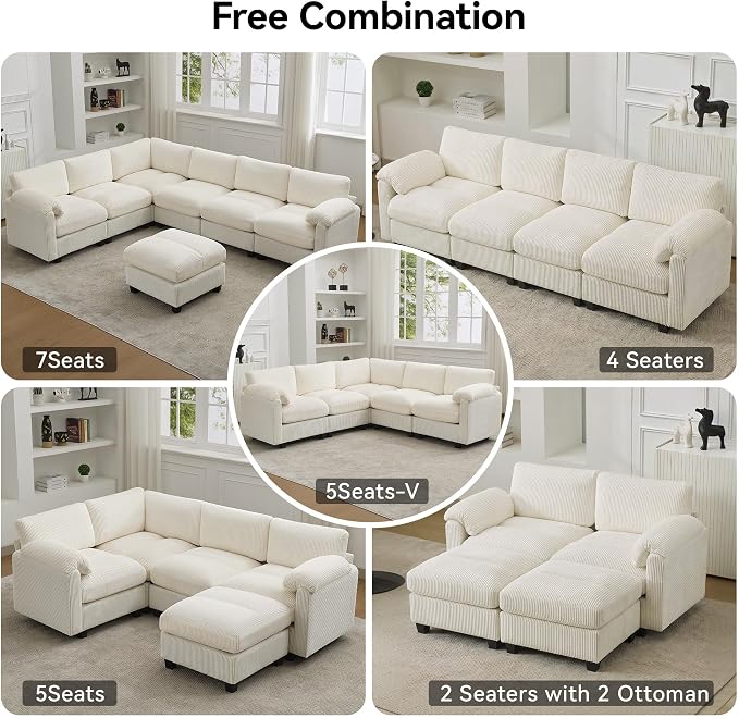 61'' Modular Loveseat Sofa - Image 7