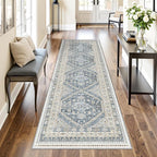 Runner Rug 2x8 Runners for Hallways Non Slip Washable, Low Pile Soft Hallway by Restydon