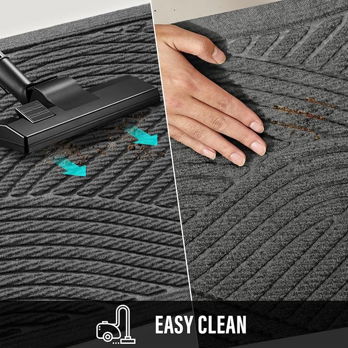 Sturdy Front Door Mat, Absorbent Muddy Dirt Resist Welcome Door Mats Outdoor - Image 7