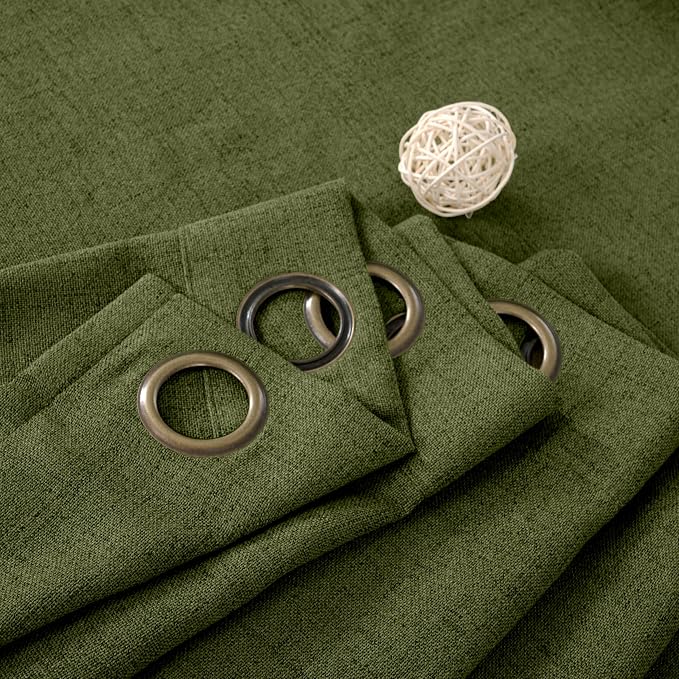 YoungsTex Extro Long Linen Curtains 108 Inch Length - Image 8