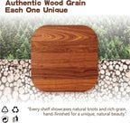 Solid Wood Floating Shelves, 31.5in Finished Real Wood Wall Shelves - Image 4