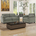 HAOMARKETS Corduroy Sofa Set, Upholstered Armchair and Loveseat by HAOMARKETS