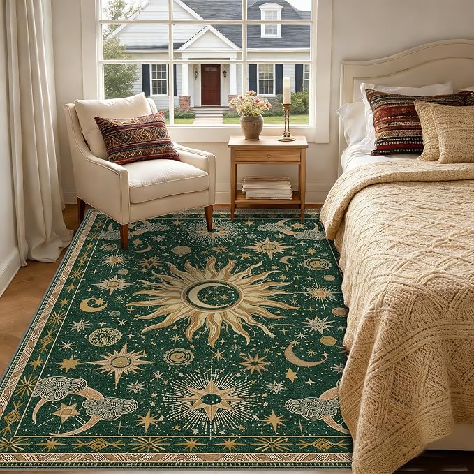 Vacuum-Friendly, 6x9 Washable Area Rug - Image 3