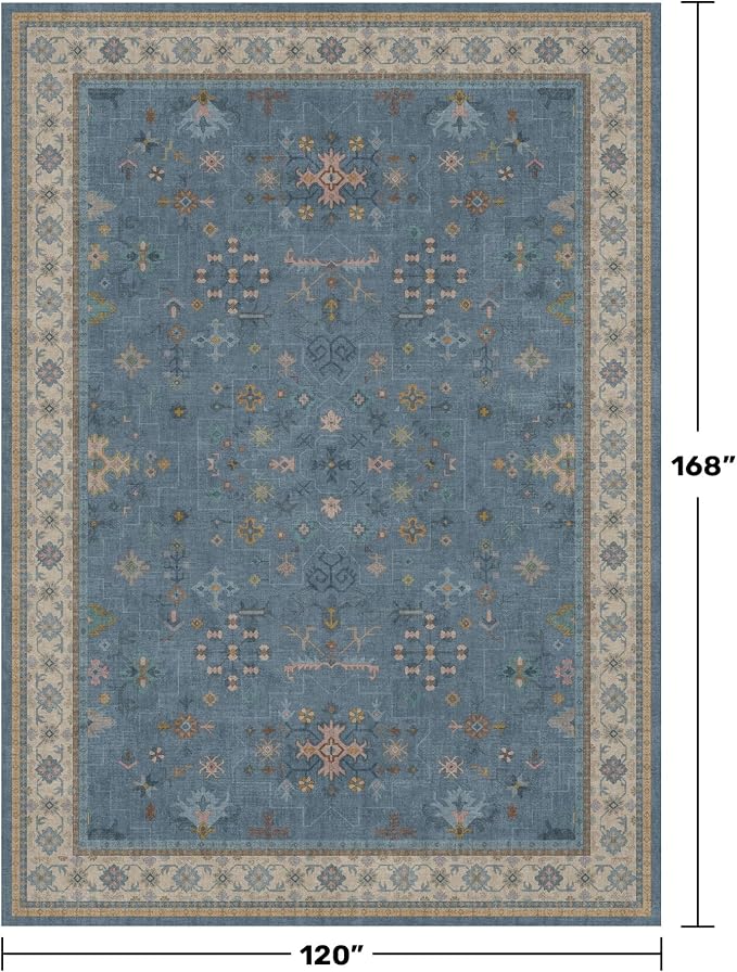 Blue Big Rugs for Living Room - Image 2