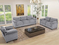 HAOMARKETS Corduroy Sofa Set, Upholstered Armchair, and 3-Seater Couch by HAOMARKETS