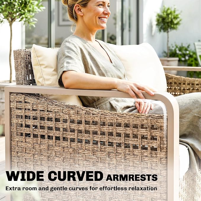 Outsunny Outdoor Patio Couch - Image 5