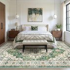 5x7 Area Rugs for Living Room, Large Washable Rug, Dining Room, Low Pile - Image 9