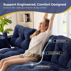 MAXYOYO 104" L Shaped Modular Sectional Sofa - Image 9