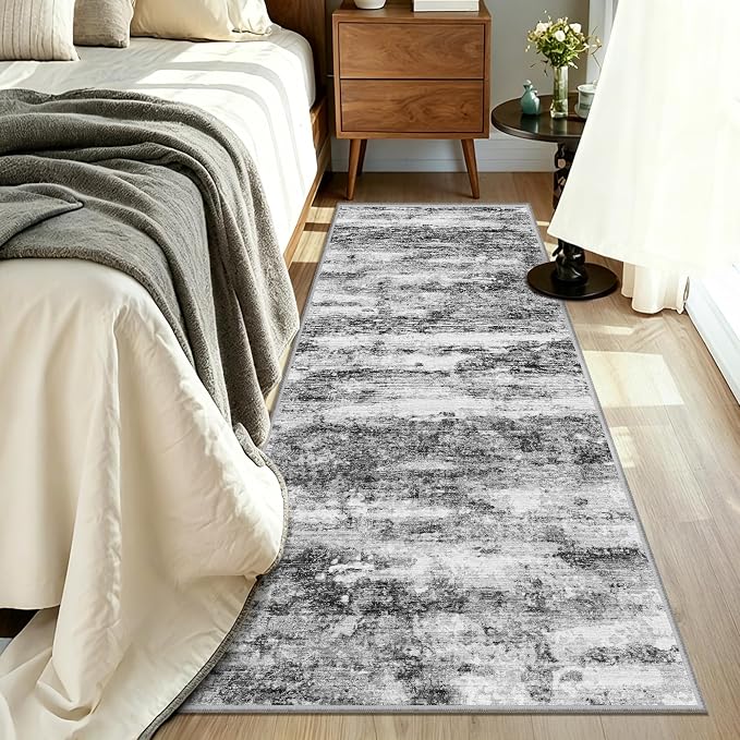2x5 Washable Runner Rugs，Modern Abstract Rug Runner, Ultra-Thin Kitchen Runner - Image 6