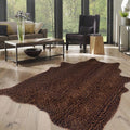 Faux Antelope Cheetah Print Rug, Leopard Rug 5.2x7 Faux Animal Print Skin by WARMHAVEN