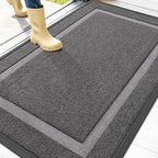 OLANLY Front Door Mat Outside 47x32, All-Season Heavy-Duty Rubber Doormat | by OLANLY