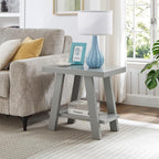 Roundhill Furniture Athens Contemporary Wood Shelf Side Table in Gray by RoundhillFurniture