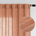 MYSKY HOME Burnt Orange Curtains by MYSKYHOME