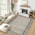 GarveeHome Scalloped Washable Rug 8x10 Rugs by GarveeHome