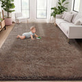 5x7 Area Rug for Living Room: Fluffy Shag Soft Washable Rugs Fuzzy Plush Indoor by VECARF