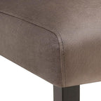 Roundhill Furniture Strata Velvet Upholstered Dining Bench - Image 6