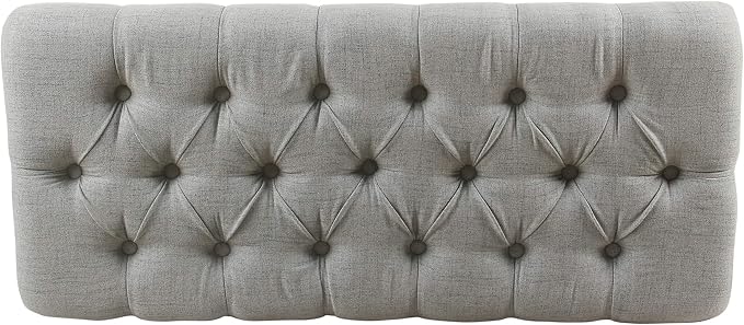 Homepop Home Decor Tufted Ainsley Button Storage Ottoman Bench - Image 13