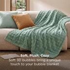 Bedsure Green Twin XL Blankets for Bed - Image 3