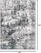 10x14 Area Rug for Living Room: Washable Abstract Large Soft Rugs Non Slip - Image 2