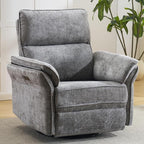 Oversized Power Recliner Chair Swivel Glider by Rhevoy