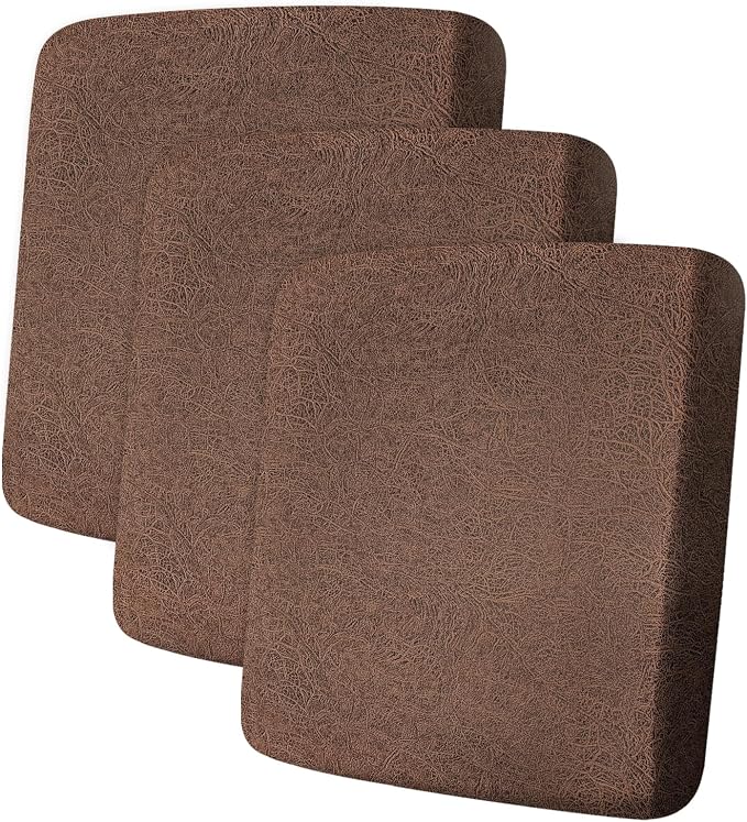 ANARACHON Leather Look Couch Cushion Covers Sofa Seat Slipcovers Sets Couches by ANARACHON